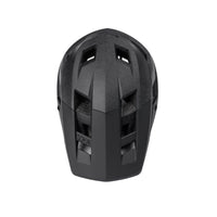 Vista superior del casco GIST Scrub negro