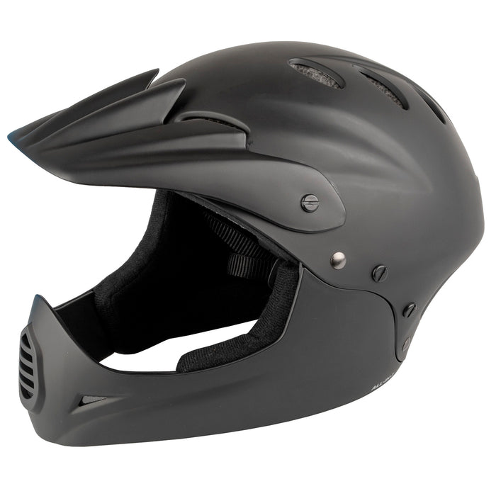 Casco Full Face M-Wave All In 1 negro para MTB Downhill y Enduro