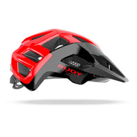 Vista lateral izquierda del casco Rudy Project Crossway rojo brillante