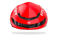 Vista frontal del casco Rudy Project Nytron rojo