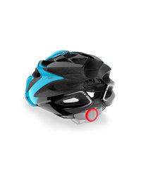 Vista trasera del casco Rudy Project Rush azul brillante