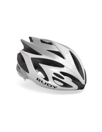 Casco de ciclismo Rudy Project Rush blanco brillante para ruta y MTB