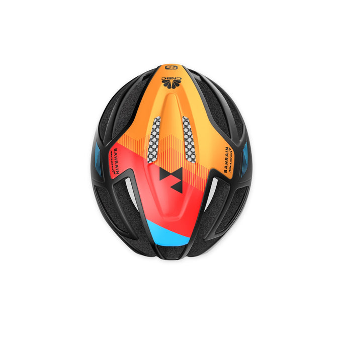 Vista superior del casco Rudy Project Spectrum Bahrain McLaren