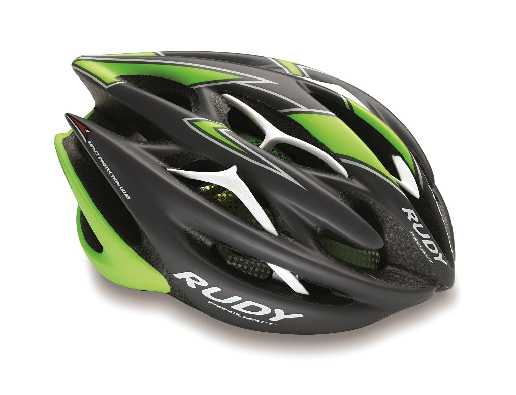 Casco de ciclismo Rudy Project Sterling grafito lima fluorescente mate para ruta