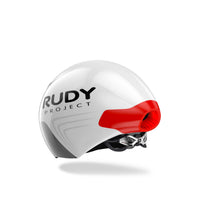 Vista lateral izquierda del casco Rudy Project The Wing blanco brillante