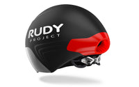 Vista lateral izquierda del casco Rudy Project The Wing negro mate
