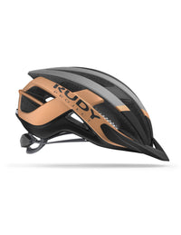 Vista lateral izquierda del casco Rudy Project Venger Cross bronce mate