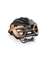 Vista trasera del casco Rudy Project Venger Cross bronce mate