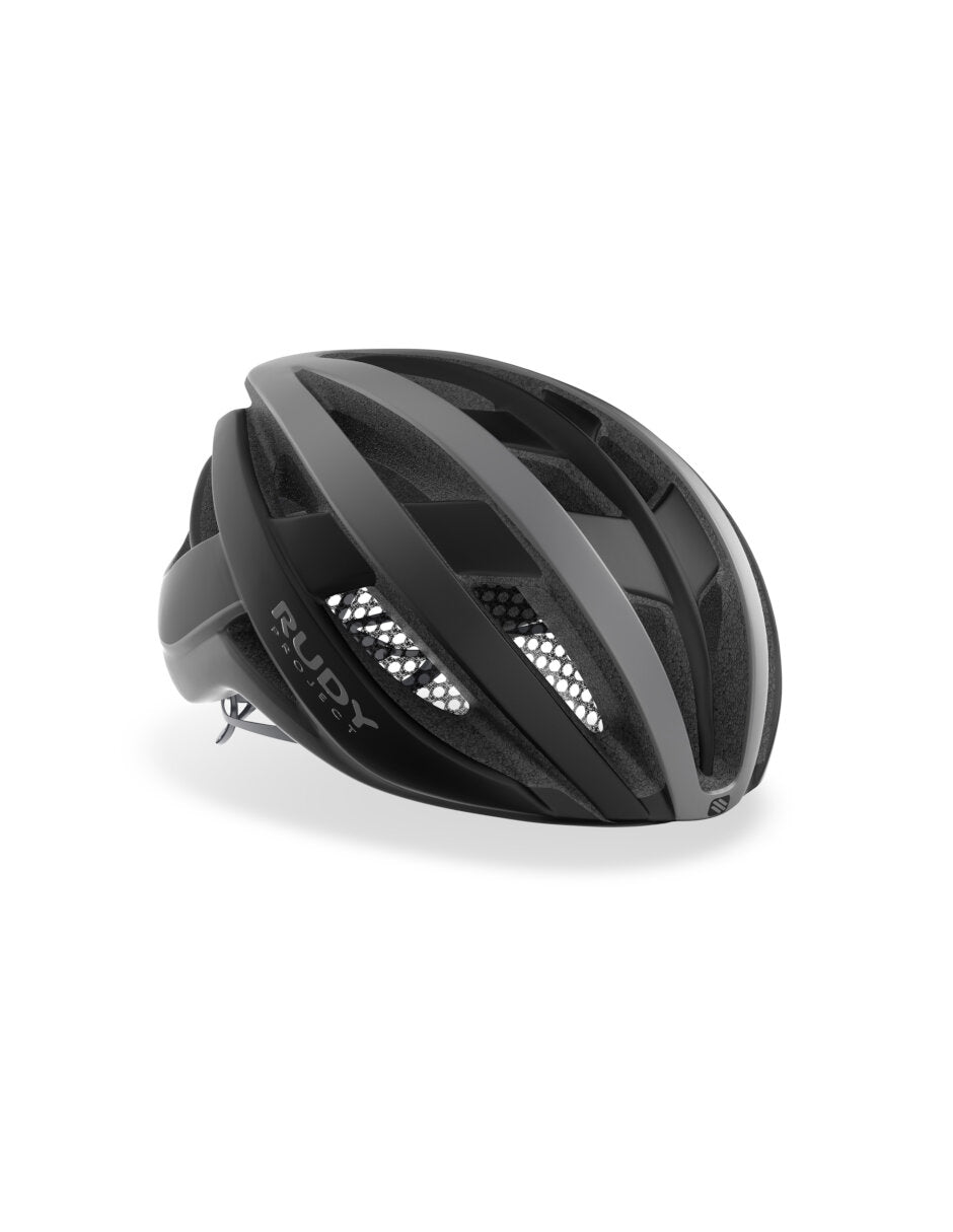 Casco de ciclismo Rudy Project Venger titanio negro para ruta y gran fondo