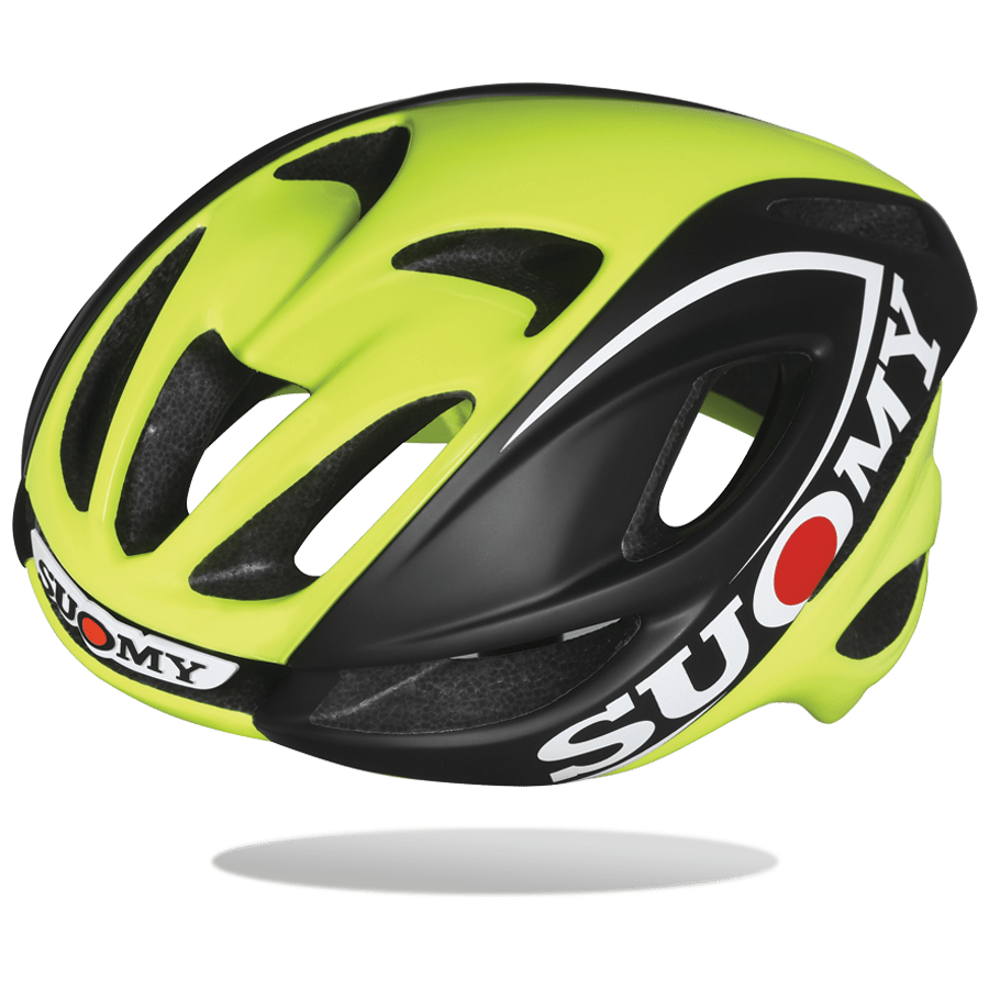 Casco de ciclismo SUOMY Glider amarillo para ruta y competición
