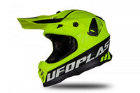 Casco Cross Moto Infantil UFO HE191 Amarillo Fluo - CIAO ITALIA