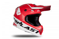 Casco Cross Moto Infantil UFO HE191 Rojo Blanco - CIAO ITALIA