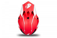 Casco Cross Moto Infantil UFO HE191 Rojo Blanco - CIAO ITALIA