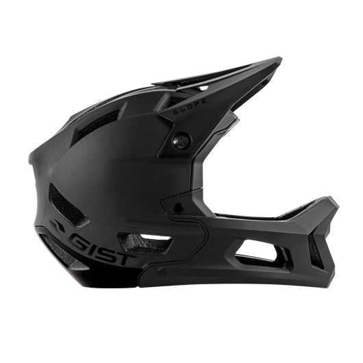 Vista lateral izquierda del casco GIST Slope negro
