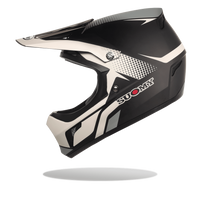 Casco integral SUOMY Extreme negro blanco para Downhill y Enduro