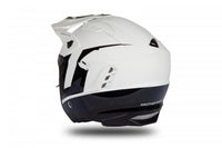 casco moto jet ufo sheratan negro blanco lateral trasero