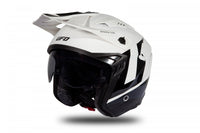 casco moto jet ufo sheratan negro blanco