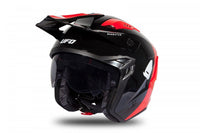 casco moto ufo sheratan vista frontal