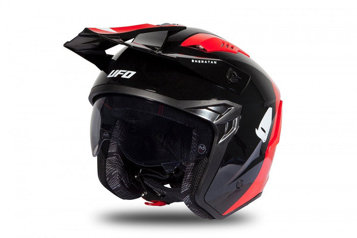 casco moto ufo sheratan vista frontal