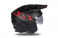 Casco para Moto Jet UFO Sheratan Negro Mate - CIAO ITALIA
