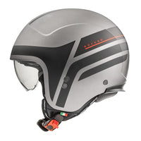 Casco para Moto Premier Rocker Visor Gris Jet - CIAO ITALIA