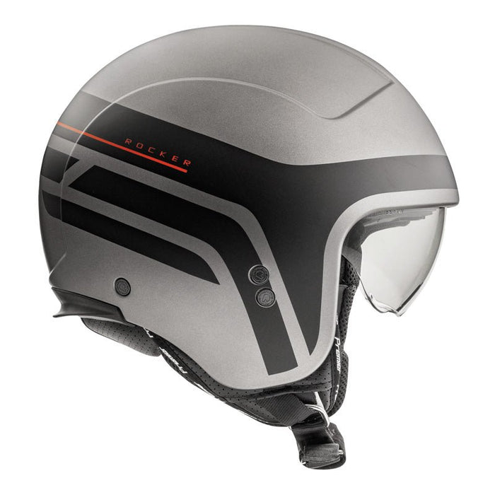 Casco para Moto Premier Rocker Visor Gris Jet - CIAO ITALIA
