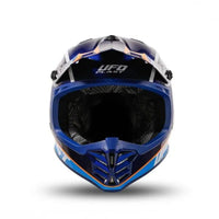 Casco para Motocross Infantil UFO Plast Korey Azul - CIAO ITALIA