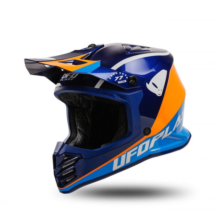 Casco para Motocross Infantil UFO Plast Korey Azul - CIAO ITALIA