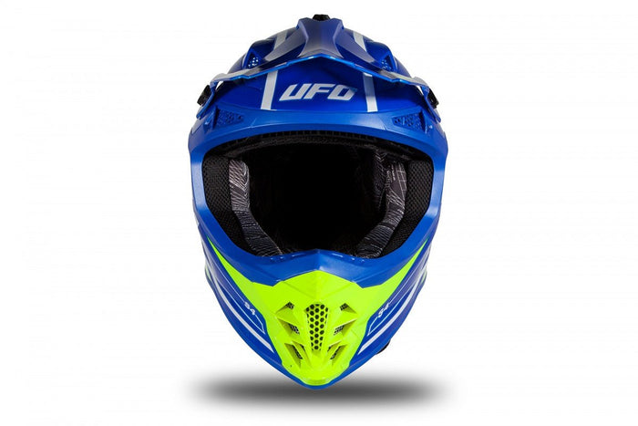 Casco para Motocross UFO Plast Intrepid Amarillo Flúor - CIAO ITALIA