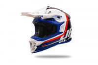 Casco para Motocross UFO Plast Intrepid Azul Blanco - CIAO ITALIA
