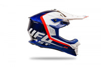 Casco para Motocross UFO Plast Intrepid Azul Blanco - CIAO ITALIA