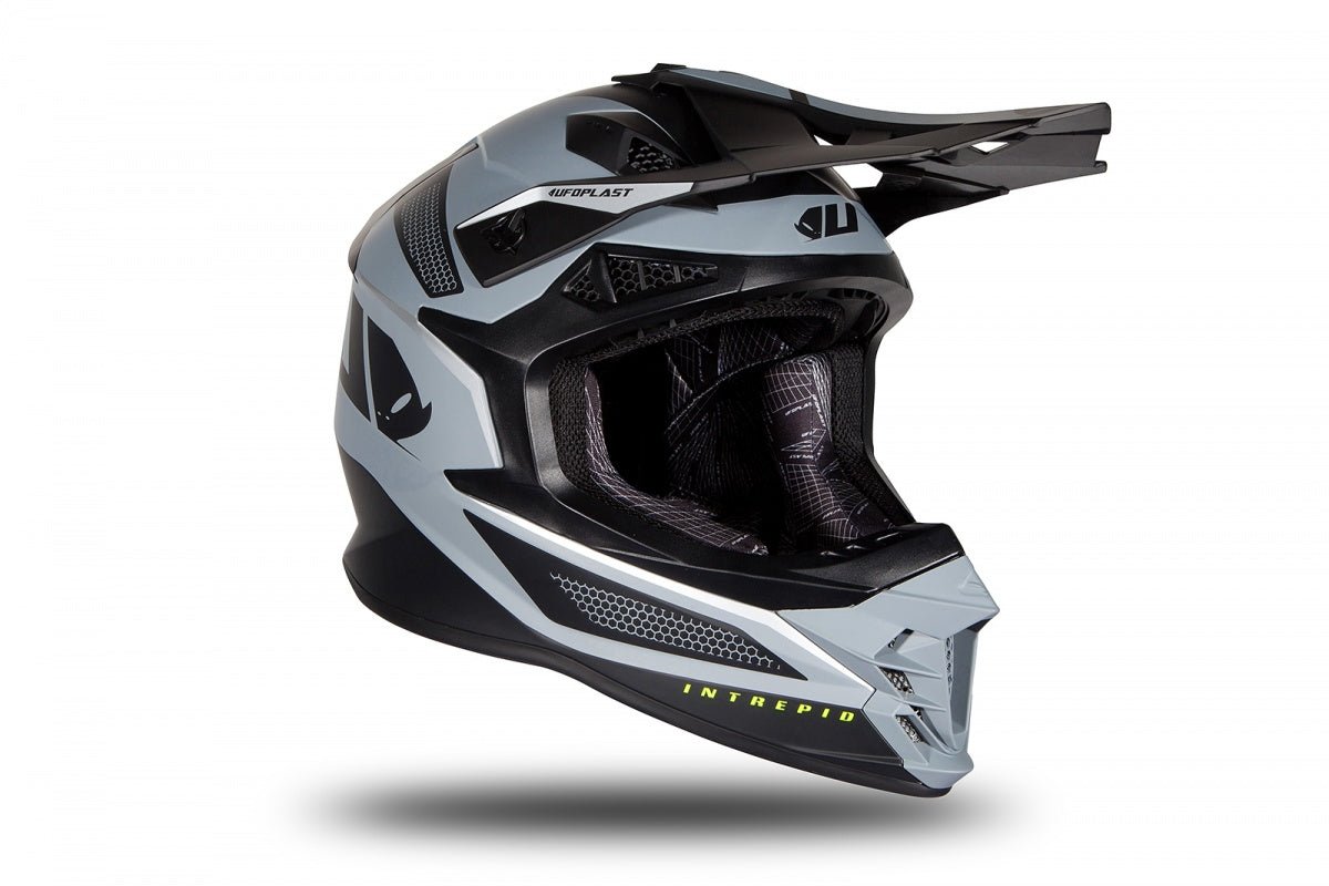 Casco para Motocross UFO Plast Intrepid Gris - CIAO ITALIA