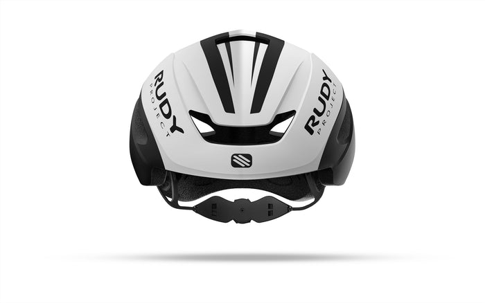 Vista frontal del casco Rudy Project Volantis blanco