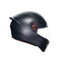 casco agv k1 s negro mate lado derecho