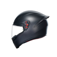 casco agv k1 s negro mate lado izquierdo