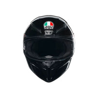 casco para moto agv k1 s negro brillante
