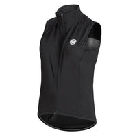 Chaleco Rompevientos Bicycle Line Normandia Negro Impermeable para Ciclismo