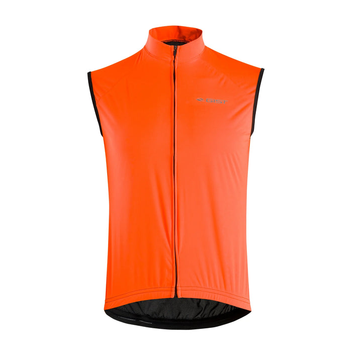 Chaleco Rompevientos Gist Microm Naranja vista frontal