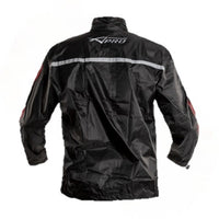 Vista trasera de la Chamarra Impermeable A-Pro Alligator Roja