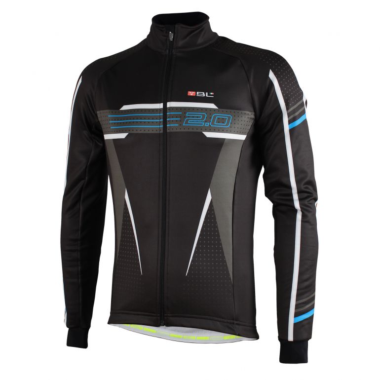 Chamarra de ciclismo Bicycle Line 2.0 negra manga larga