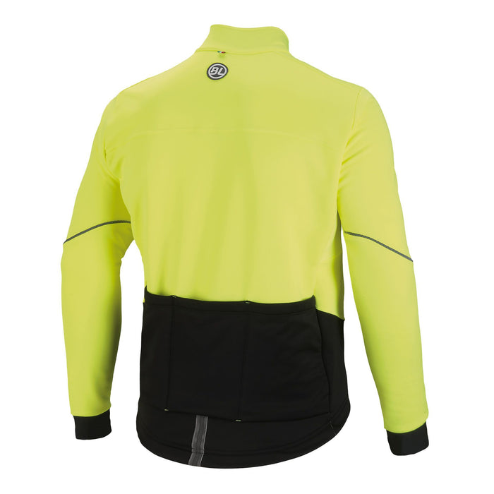 Vista trasera de chamarra Bicycle Line Bretagna con bolsillos traseros