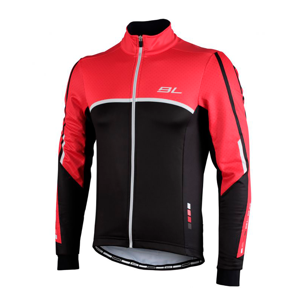 Chamarra de ciclismo Bicycle Line Escape roja para mujer manga larga