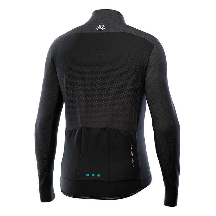 Vista trasera de chamarra Bicycle Line Fiandre S2 con bolsillos traseros