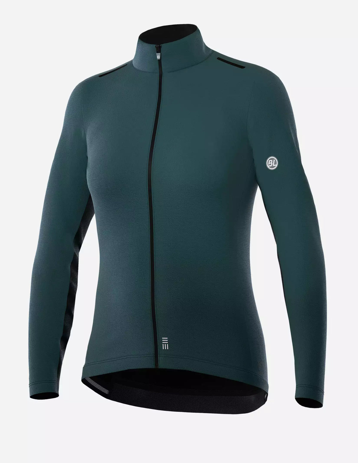 Chamarra de ciclismo Bicycle Line Nebula verde para mujer
