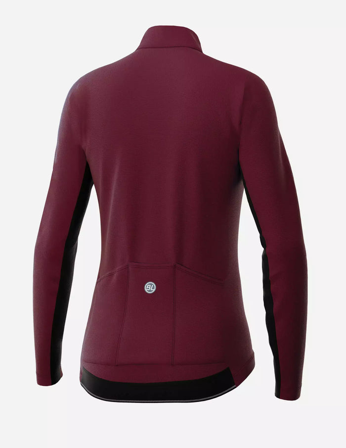 Vista trasera de chamarra Bicycle Line Nebula con bolsillos traseros