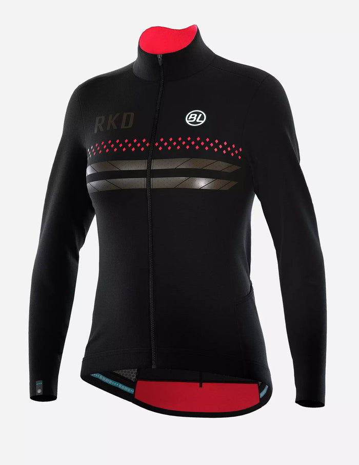 Chamarra de ciclismo Bicycle Line Normandia E negra para mujer