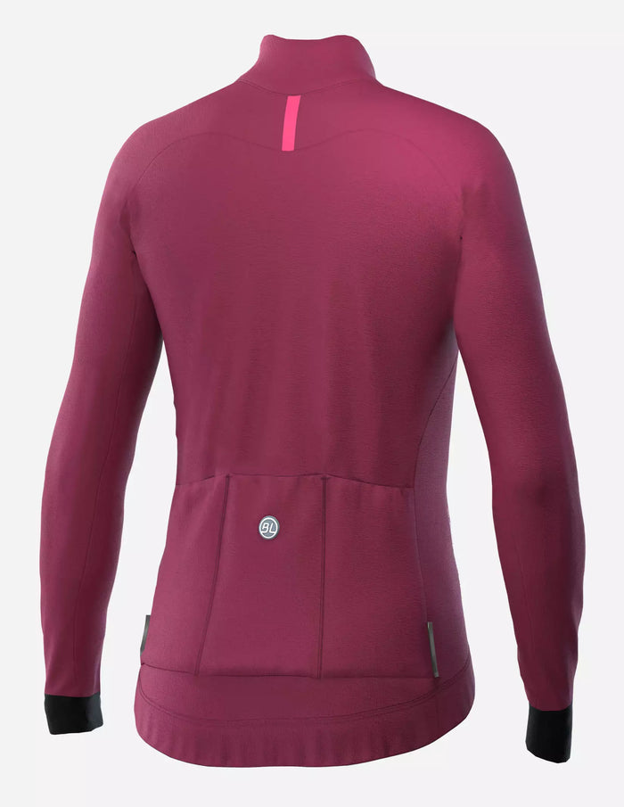 Vista trasera de chamarra Bicycle Line Peltra Ultra para ciclismo