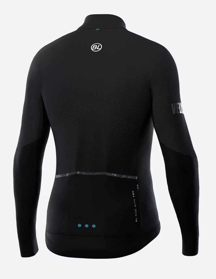 Vista trasera de chamarra Bicycle Line Pro-S antracita