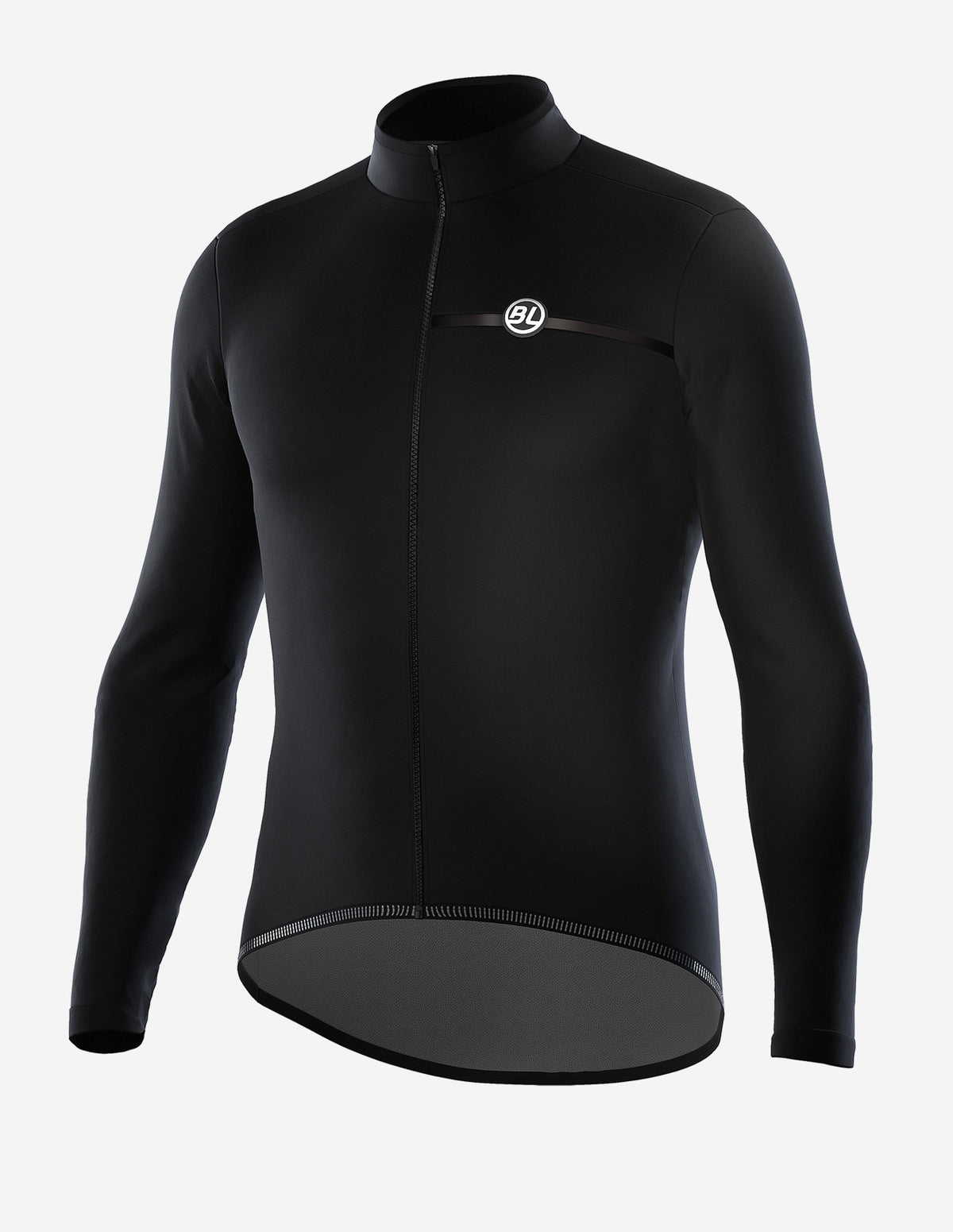 Chamarra de Ciclismo Bicycle Line Normandia Negra Térmica e Impermeable
