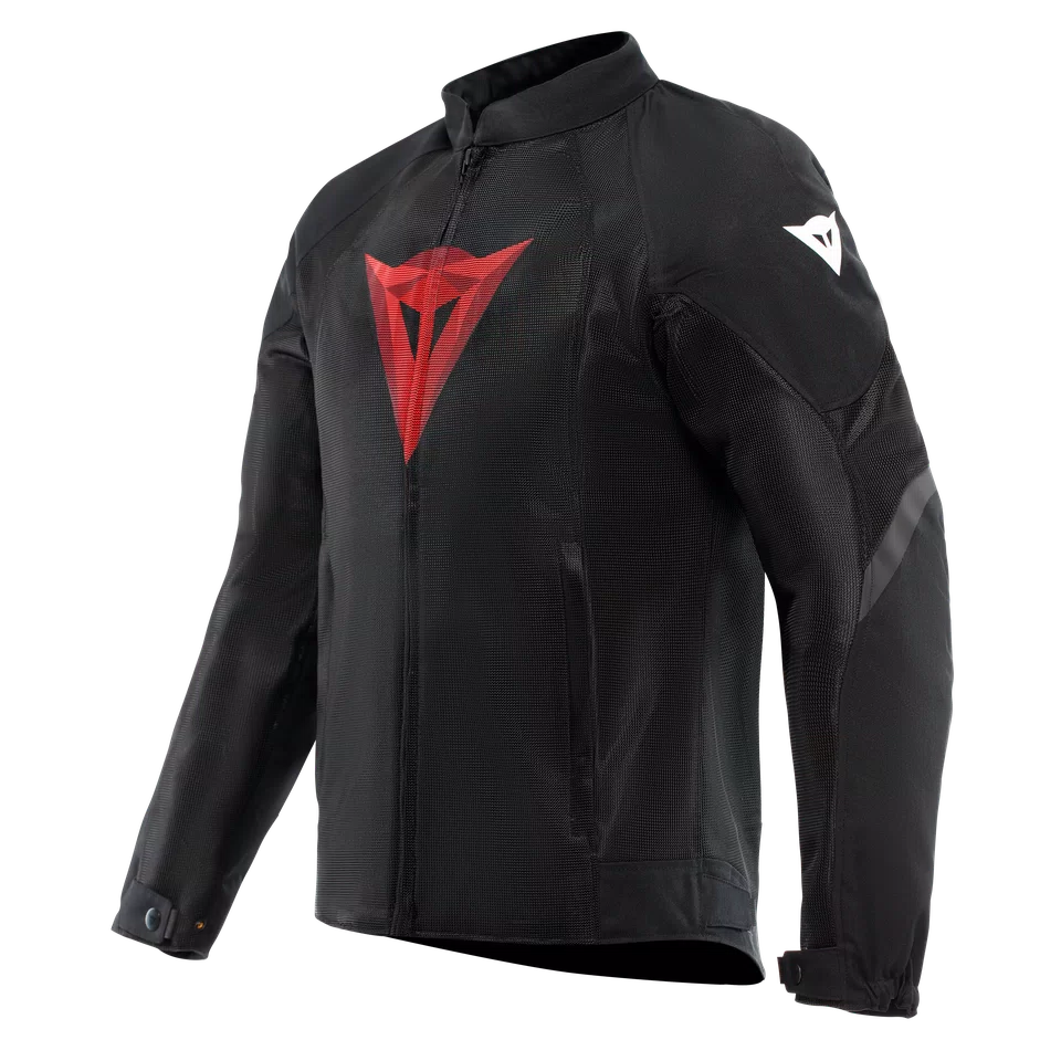 Chamarra Dainese Herosphere Air para hombre negra con detalles rojos